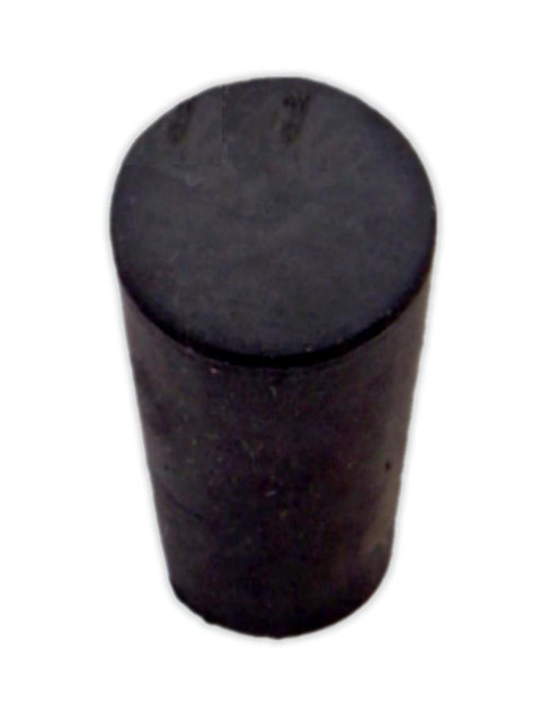 Rubber stopper, No. 00, solid