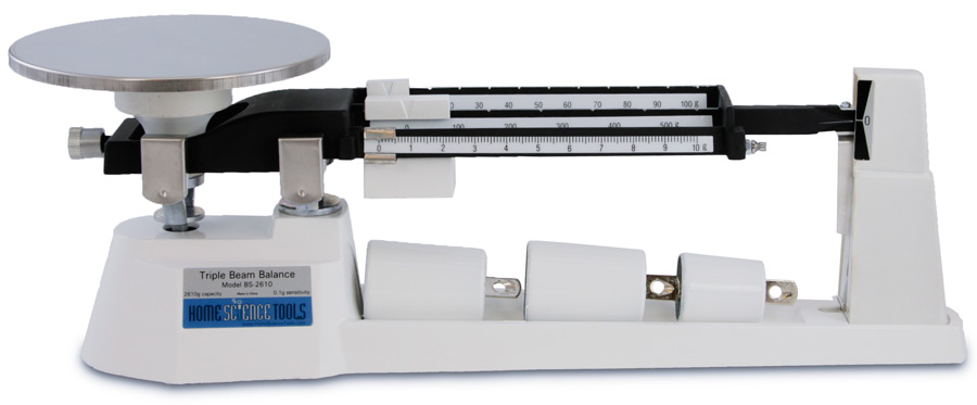 triple beam balance 2610 g three beam scale from home science tools