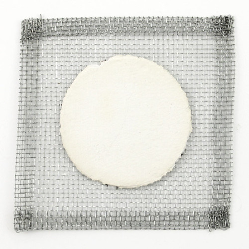 Wire gauze, ceramic center, 4"" square