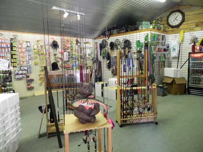 Inside of the Caney Fork Outdoors' store.