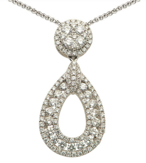 0.85 Ct Tw Diamond Pendant