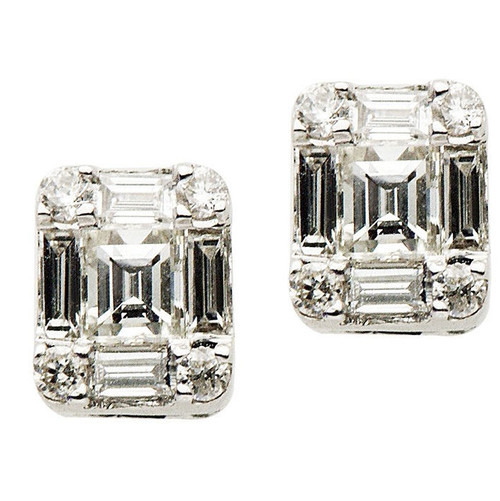 Diamond Stud Earrings 0.29 Ct Tw
