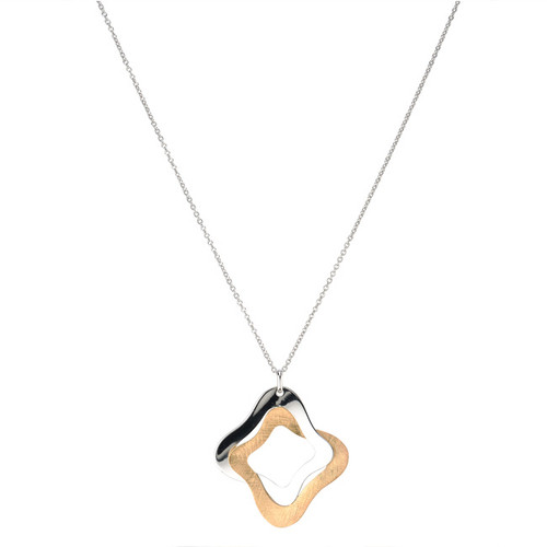 Sterling Silver Gold Overlay Yvonne Necklace, Frederic Duclos