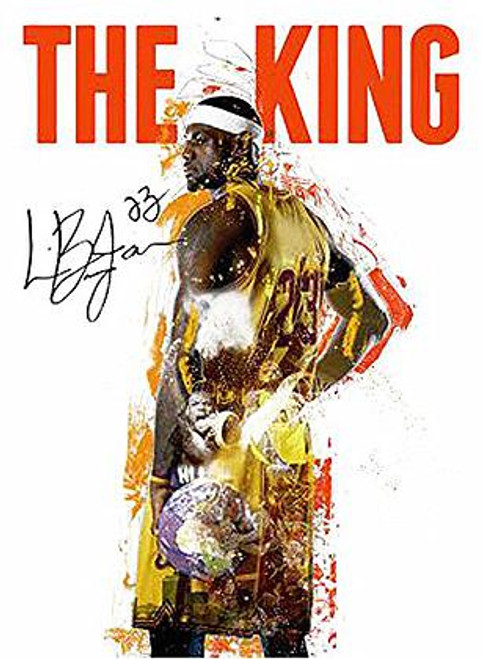 LeBron James Poster Cavaliers 23 King (18x24) LeBron James Poster Cavaliers 23 King (18x24)