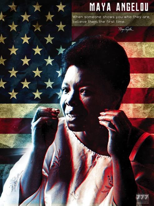 Maya Angelou Poster When Someone Shows You Who They Are Quote Maya Angelou Poster When Someone Shows You Who They Are Quote