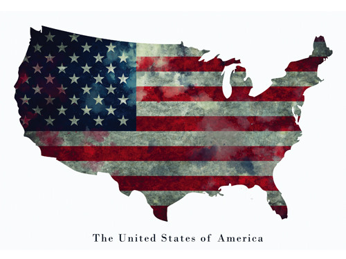 American Flag Poster USA United States of America Wall Art Print American Flag Poster USA United States of America Wall Art Print