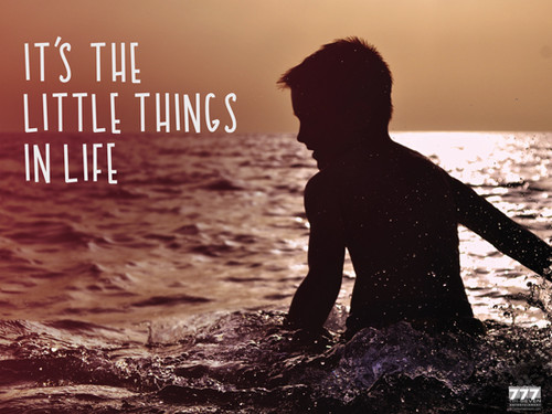 It's the Little Things in Life Poster Inspirational Wall Print It's the Little Things in Life Poster Inspirational Wall Print