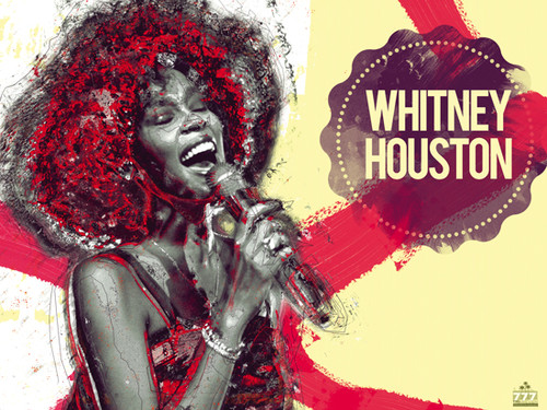 Whitney Houston poster. Whitney Houston poster.