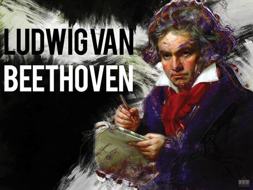 Beethoven Poster Music Wall Art Print Beethoven Poster Music Wall Art Print