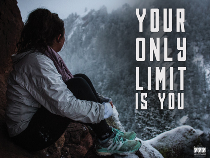 Your Only Limit is You Poster Inspirational Wall Art Print Your Only Limit is You Poster Inspirational Wall Art Print