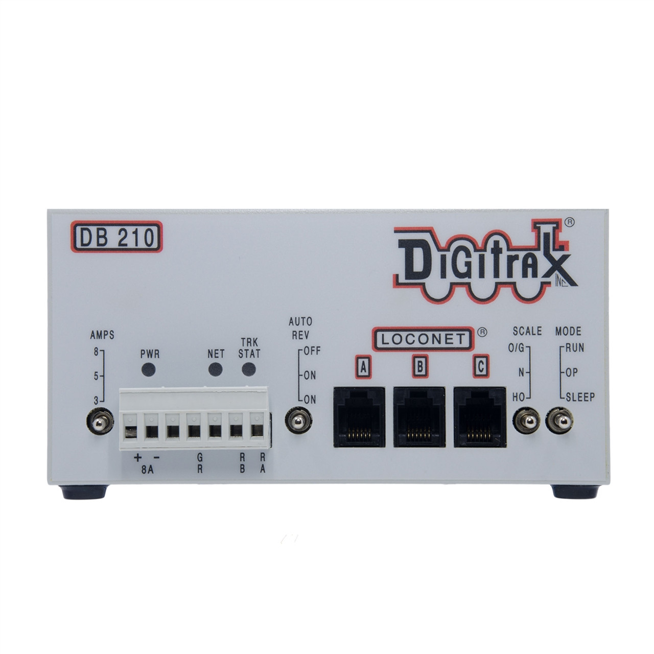 Digitrax DB210 Advanced LocoNet Single 3/5/8 Amp AutoReversing DCC Booster (Up