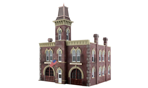 Woodland Scenics N BR4934 Built and Ready Firehouse 