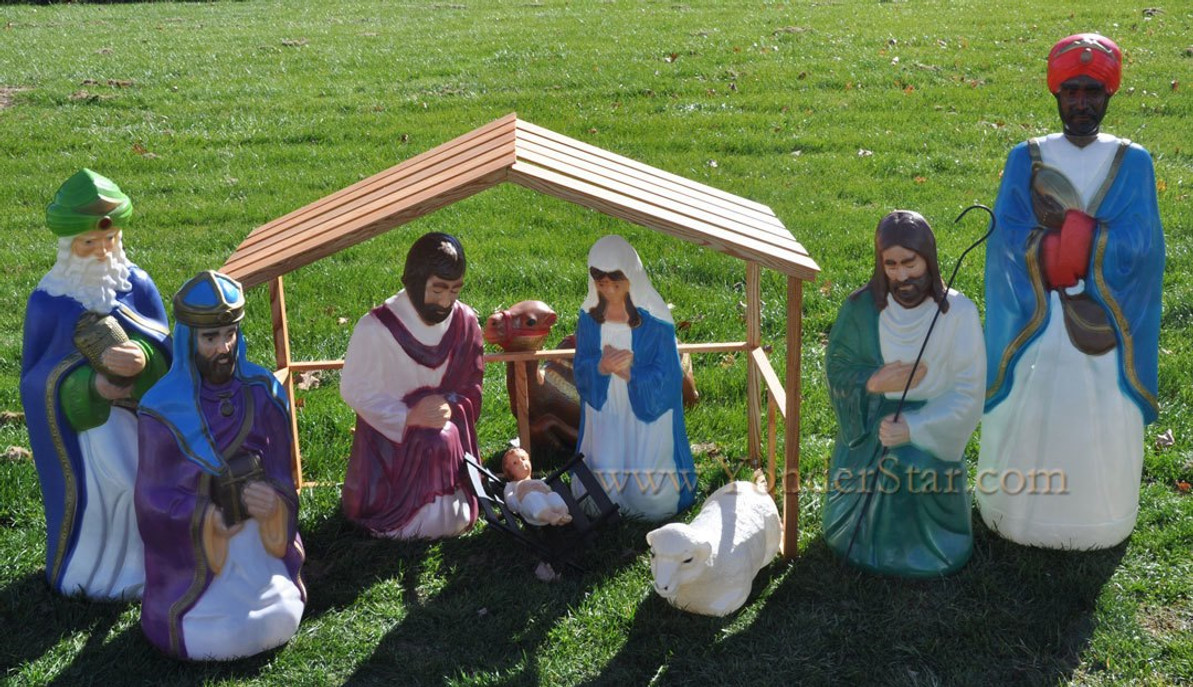 unique nativity sets outdoor nativity scenes fontanini nativity sets outdoor plastic lighted