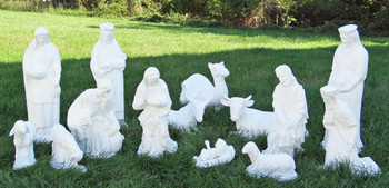 Outdoor Nativity Scene 14-Piece Set Outdoor Nativity Scene 14-Piece Set