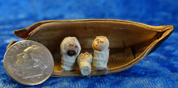 Cocoa Pod Nativity from Ecuador Cocoa Pod Nativity from Ecuador