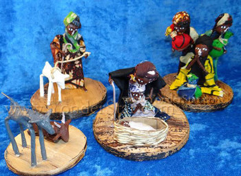 Ugandan Nativity Set - Fair Trade from Uganda Ugandan Nativity Set - Fair Trade from Uganda