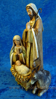 10.5" Holy Family w Donkey by Joseph's Studio - 31321 10.5" Holy Family w Donkey by Joseph's Studio - 31321
