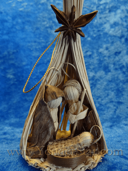 Star anise nativity set Star anise nativity set