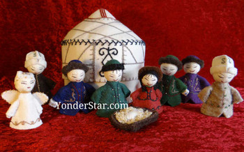 Kyrgyzstan nativity set Kyrgyzstan nativity set