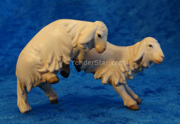 Two Lambs Jumping LEPI Venetian Nativity Two Lambs Jumping LEPI Venetian Nativity