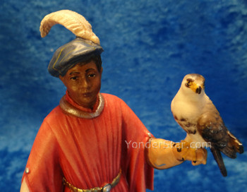 LEPI Venetian Nativity Page w Falcon for King Gaspar LEPI Venetian Nativity Page w Falcon for King Gaspar