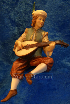 LEPI Venetian Nativity Page w Lute for King Balthasar LEPI Venetian Nativity Page w Lute for King Balthasar