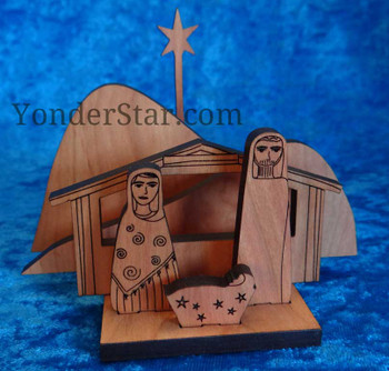 Wooden nativity Wooden nativity