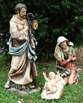 Large outdoor nativity set Large outdoor nativity set