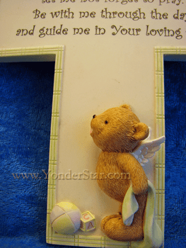 Prayer Bear Wall Cross for Baby or Child Prayer Bear Wall Cross for Baby or Child