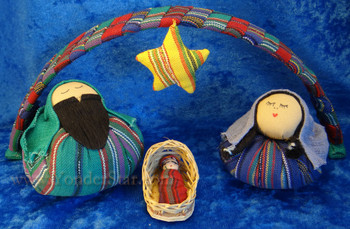 Guatemalan cloth nativity Guatemalan cloth nativity