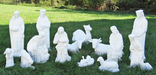 Outdoor Nativity Scene 14-Piece Set