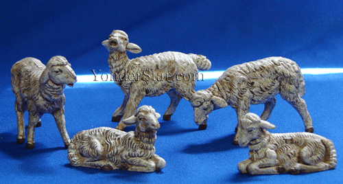 Sheep Set - 5" Fontanini Nativity Animals 72539