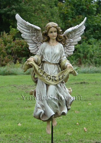 Gloria Angel for 27" Outdoor Nativity Scene Full Color : Pre-Order