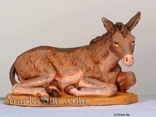 Donkey - 27" Scale Fontanini Nativity Animal 53133