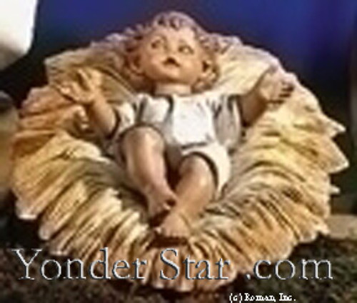 Jesus in Crib - 27" Scale Fontanini Nativity 53113