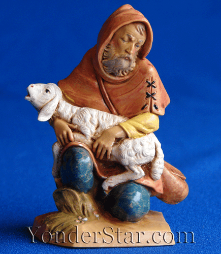 Jeremiah - 5" Fontanini Nativity Shepherd Kneeling 52587