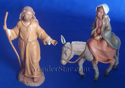 Journey to Bethlehem - 5" Fontanini Nativity Holy Family 51502