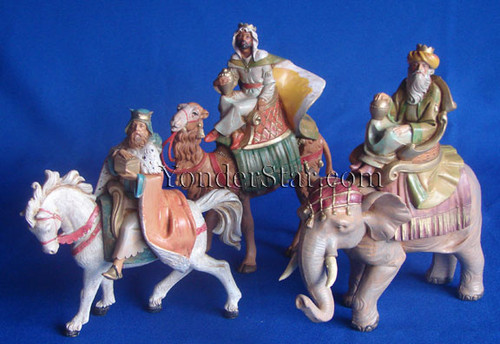 Wisemen on Animals - 5" Fontanini Kings 65244