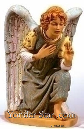Kneeling Angel - 27" Scale Fontanini Nativity Angel 53128