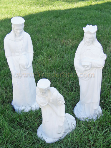Outdoor Nativity Scene Three Kings