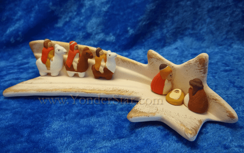 Following the Star Nativity Scene