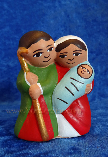 Happy Little Nativity Holy Family Fair Trade Peru
