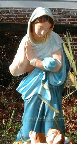Outdoor Nativity Set Mary Only Full Color