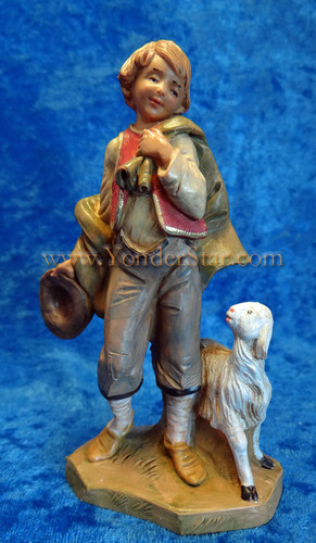 Lucas - 5" Fontanini Nativity Shepherd Boy 54074