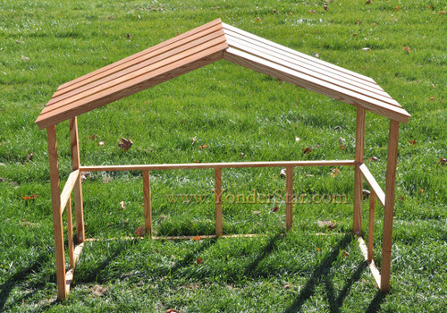 Wooden Stable for Large Outdoor Nativity Set