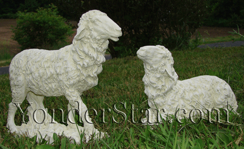 Outdoor Nativity Sheep Set for 27" Nativity