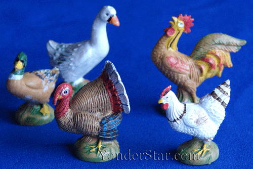 Bethlehem Birds - 5" Fontanini Nativity Animals 51516