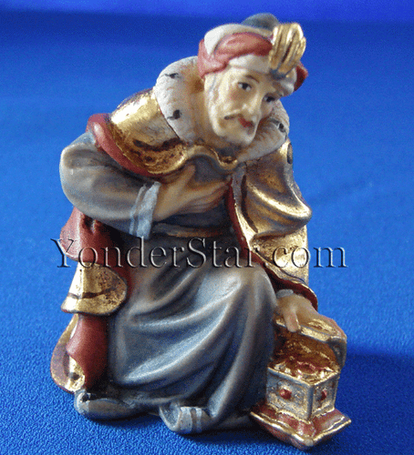 Wiseman Melchior LEPI Nazarene Wooden Nativity