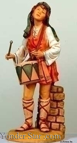 Jareth - 27" Fontanini Nativity Drummer Boy 53101
