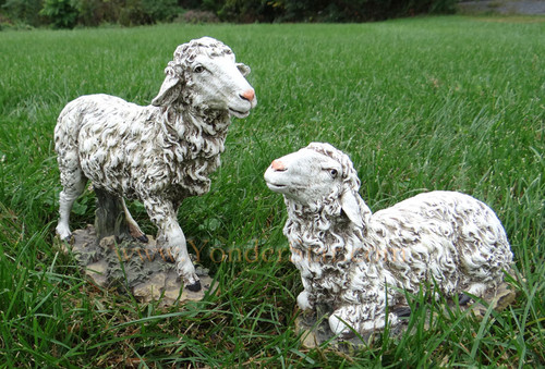 Sheep for Outdoor Nativity Scene - Set of 2